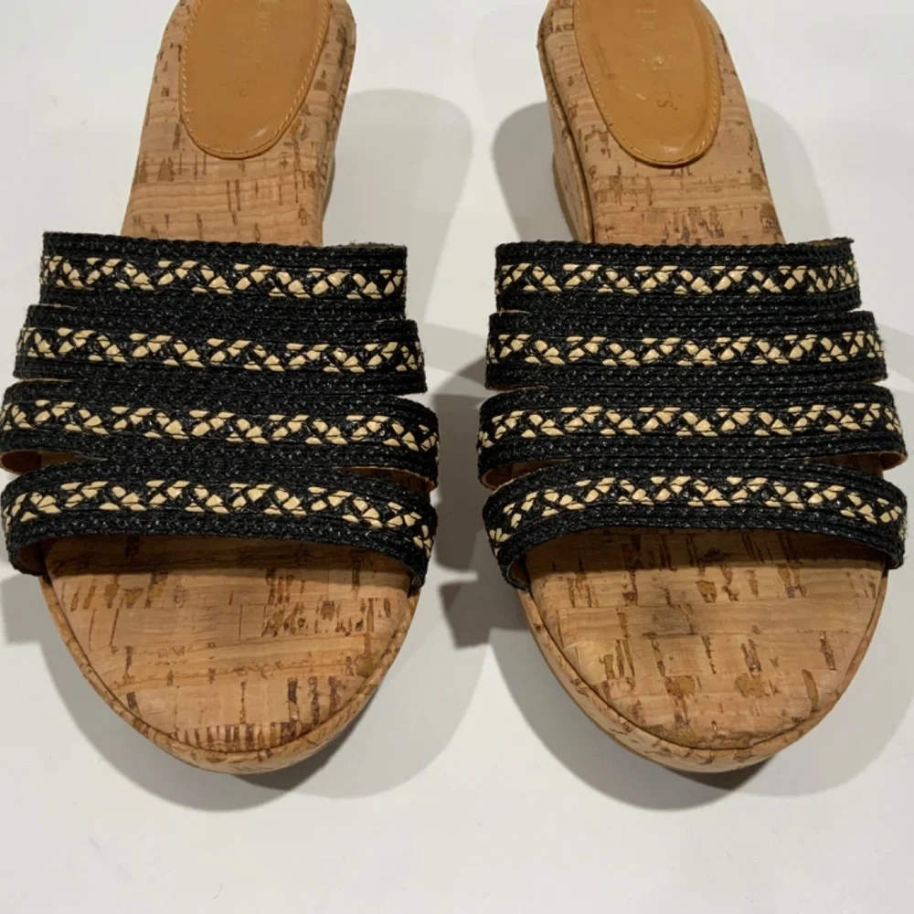 Eric Javits Sz 10 W Women's New York Squish Cork Shoes